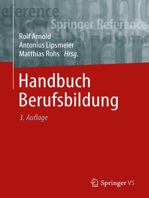 cover image of Handbuch Berufsbildung